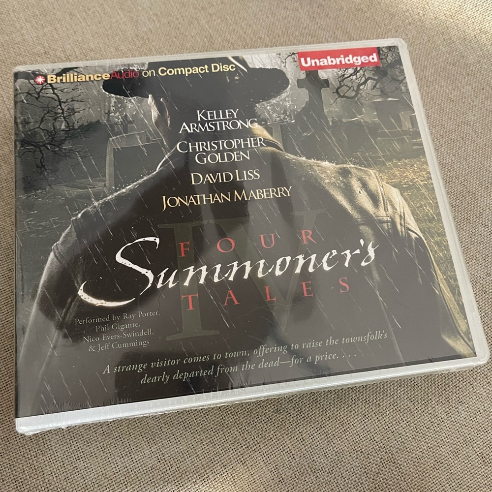 Kelley Armstrong Four Summoner's Tales AUDIOBOOK CDS Unabridged Brilliance